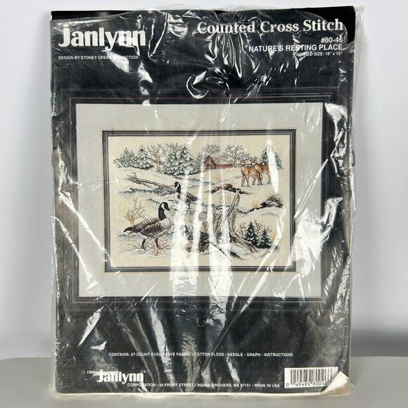 Janlynn Counted Cross Stitch Kit 80-46 Nature's Resting Place - Picture 1 of 8